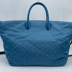 Blue Monogram Nylon Cabas Nouvelle Vague Beach Bag
