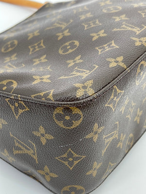 Shop for Louis Vuitton Monogram Canvas Leather Looping GM Shoulder Bag -  Shipped from USA