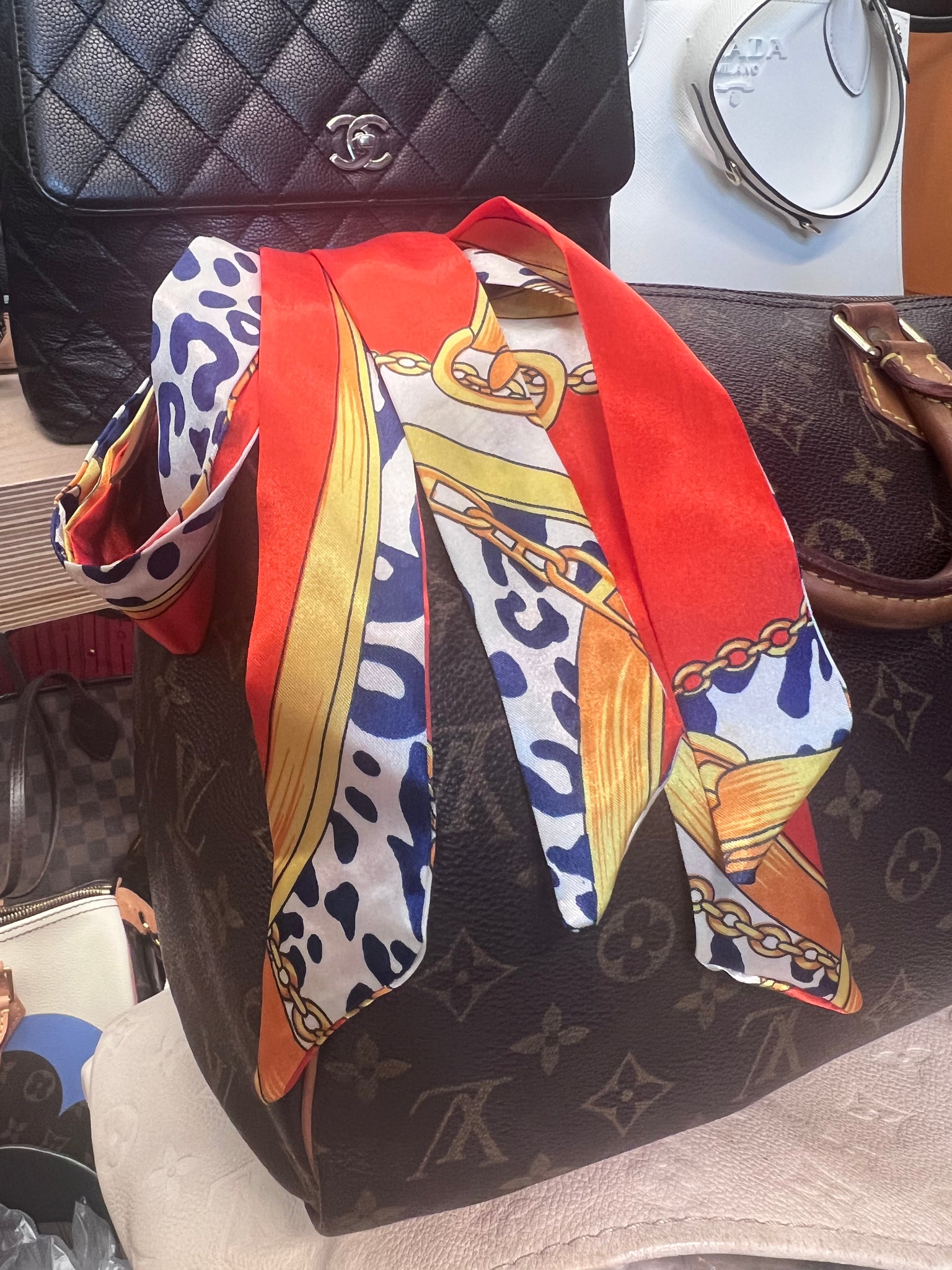 lv twilly scarf for bags