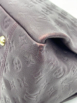 PRELOVED Louis Vuitton Artsy Purple Monogram Empreinte Leather MM
