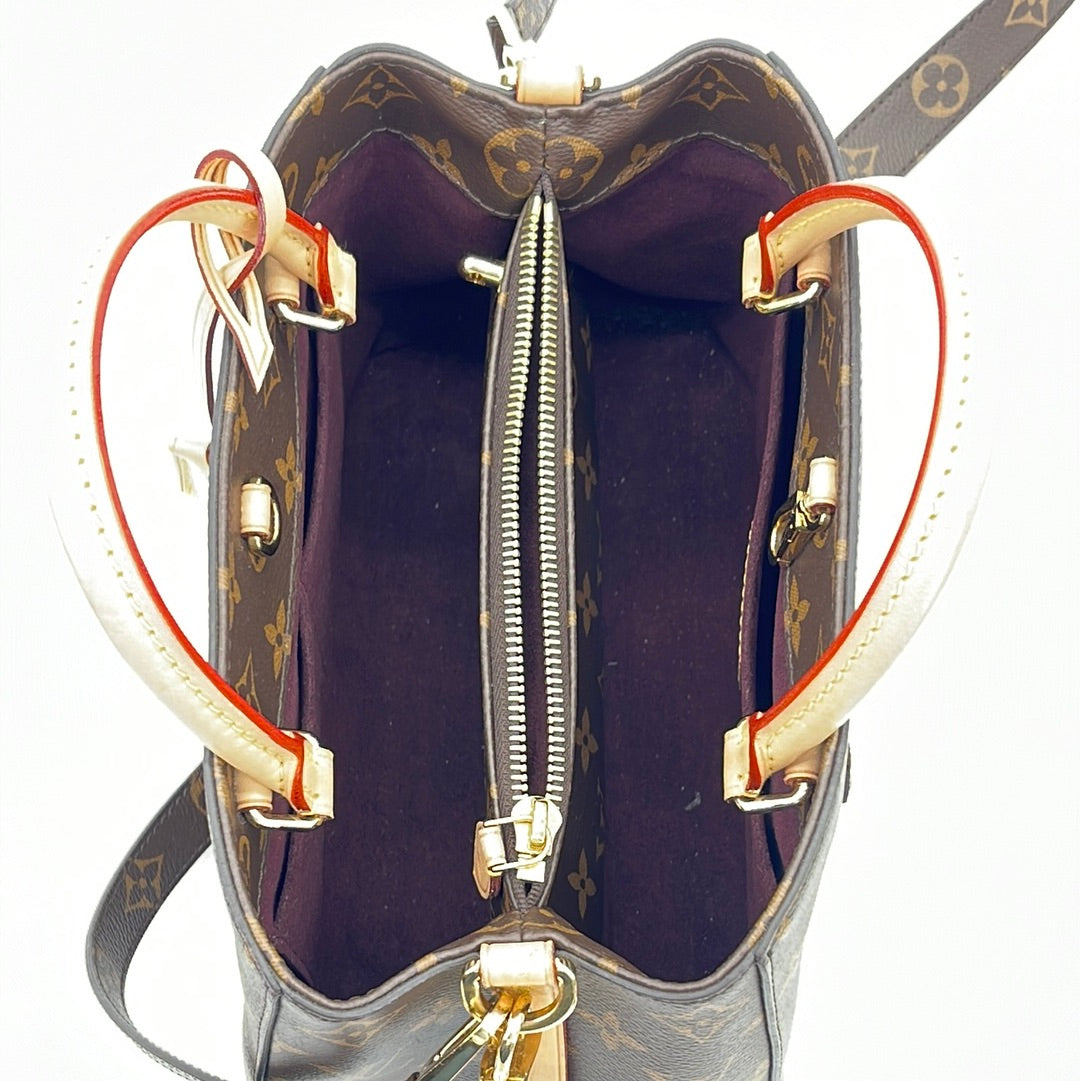 Louis Vuitton Montaigne BB Brown Monogram Canvas Shoulder Bag Preloved VGC