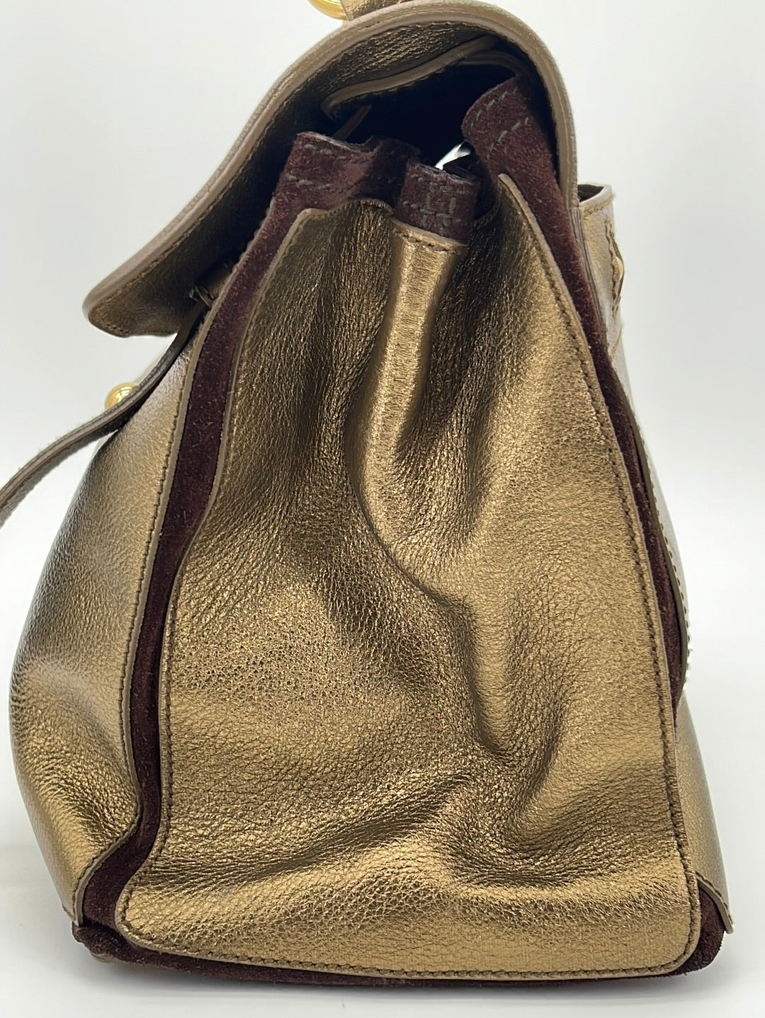 Preloved Saint Laurent Muse Two Medium Beige Leather Bag 229680467891 –  KimmieBBags LLC