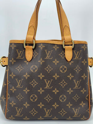 網上選購Louis Vuitton Pre-loved LOUIS VUITTON Batignolles Horizontal monogram  Shoulder bag PVC leather Brown 2023 系列