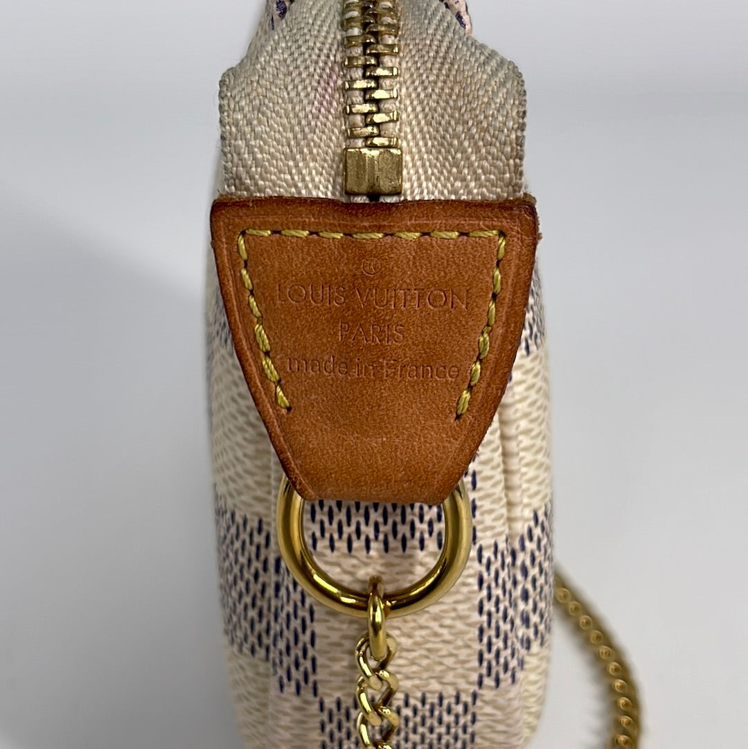 Louis Vuitton Vintage Damier Azur Pochette Accessoires at 1stDibs