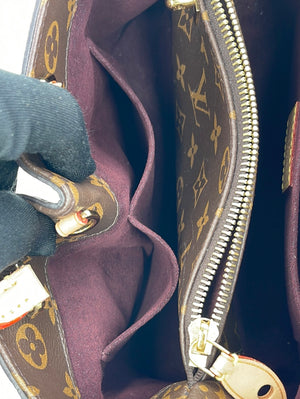 Louis Vuitton Monogram Implant Montaigne BB 2way Hand Shoulder Bag Lea