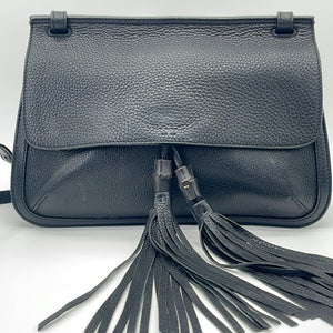 Gucci Bamboo Daily Small Leather Shoulder Bag