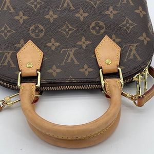 Preloved Louis Vuitton Alma BB Monogram Handbag with Crossbody Strap M –  KimmieBBags LLC