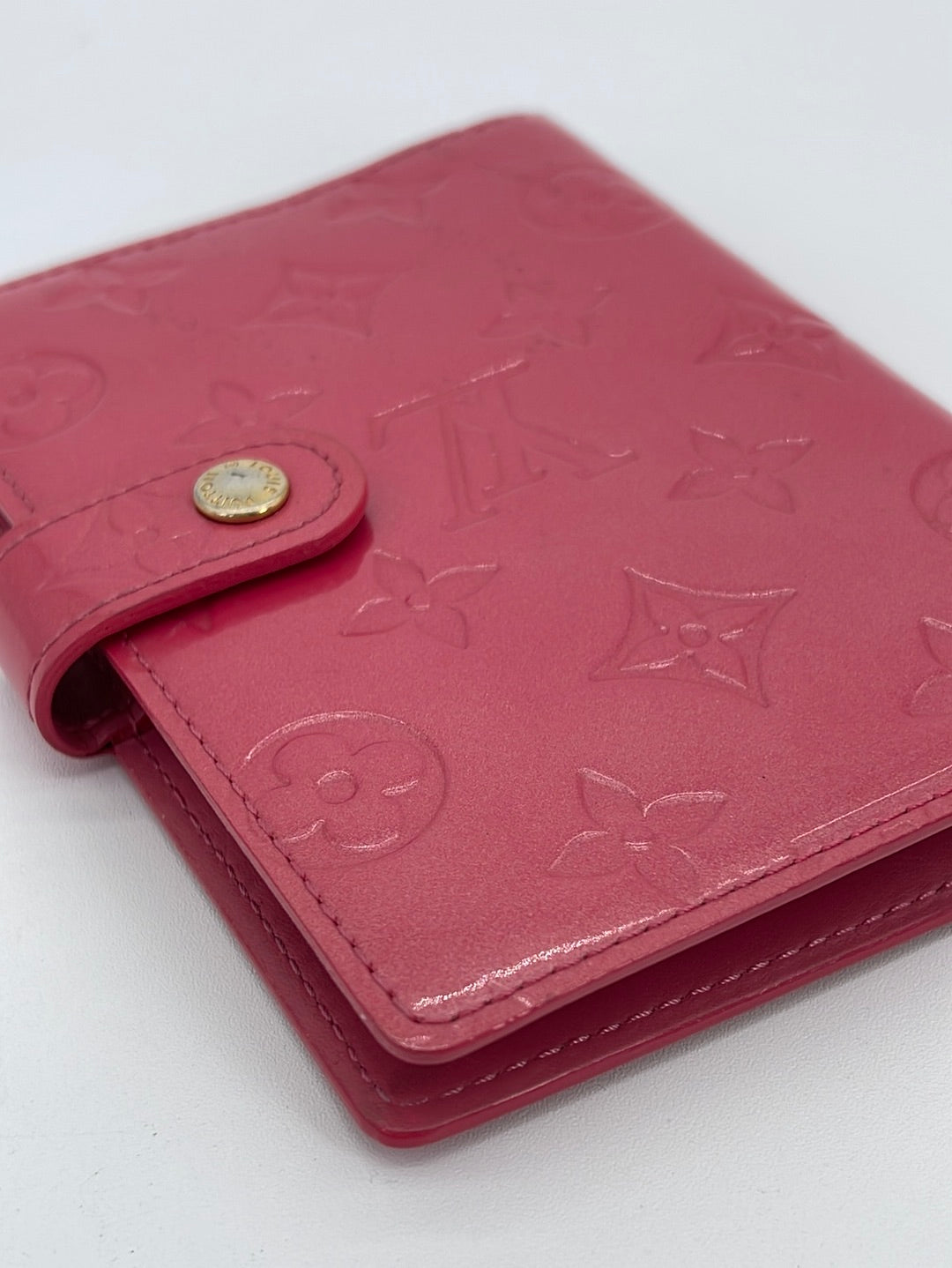 PRELOVED Vintage Louis Vuitton Pink Vernis Monogram Agenda PM Day Plan –  KimmieBBags LLC