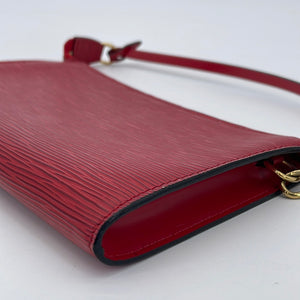 Louis Vuitton Red Epi Leather Pochette Accessoires Louis Vuitton