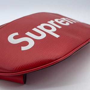 MysteryBrand - Louis Vuitton x Supreme Bumbag Epi Red can