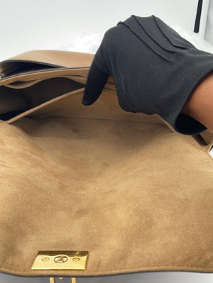 Louis Vuitton - Authenticated Marignan Handbag - Leather Brown Plain for Women, Good Condition