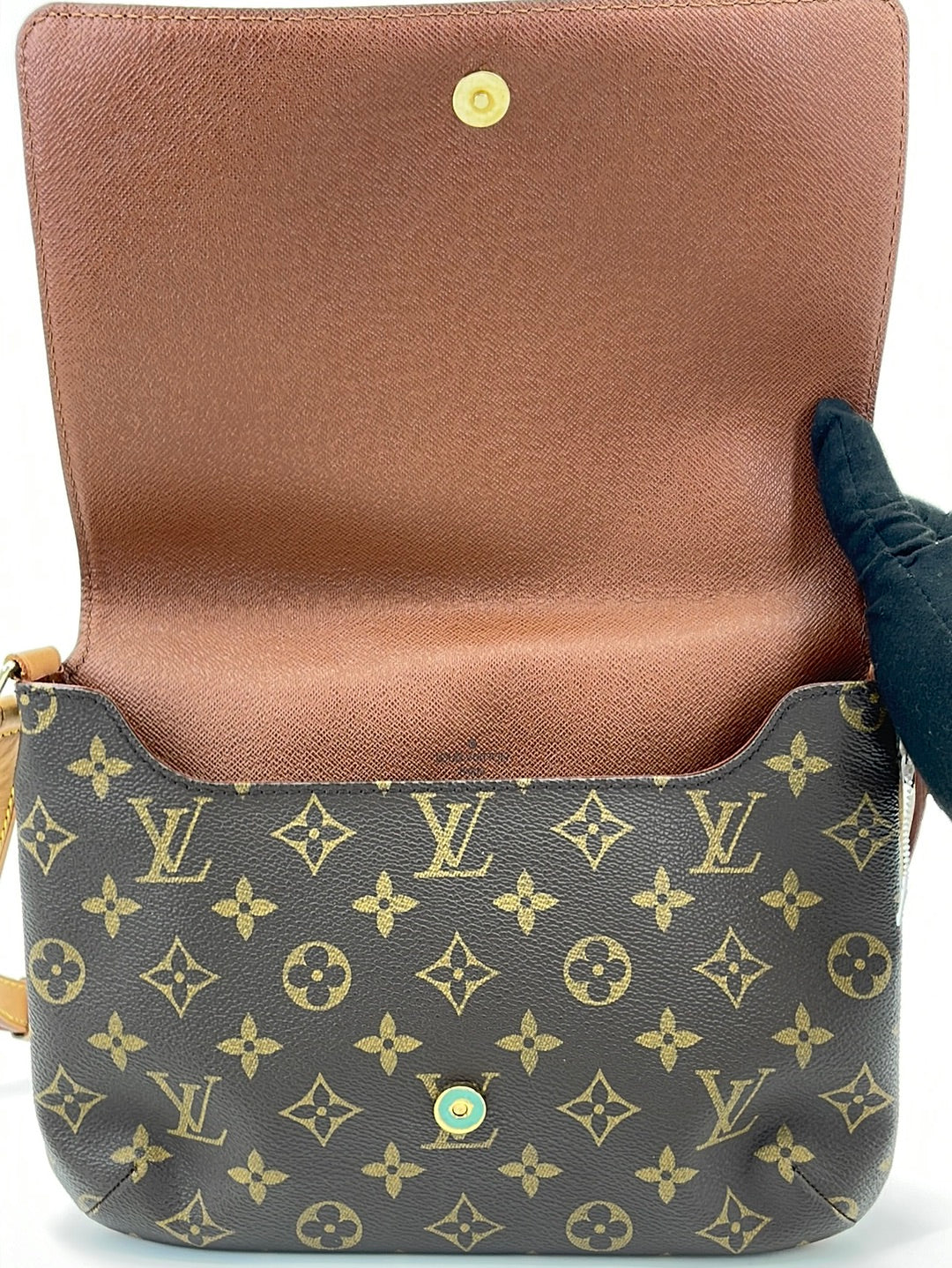 Louis Vuitton 1999 pre-owned monogram Musette Tango shoulder bag Marrone