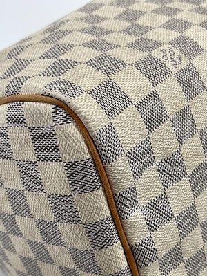 PRELOVED Louis Vuitton Damier Azur Monogram Speedy 30 Bag MB2151