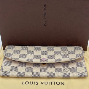 Louis Vuitton - Emilie Wallet - Damier Azur - Pre Loved