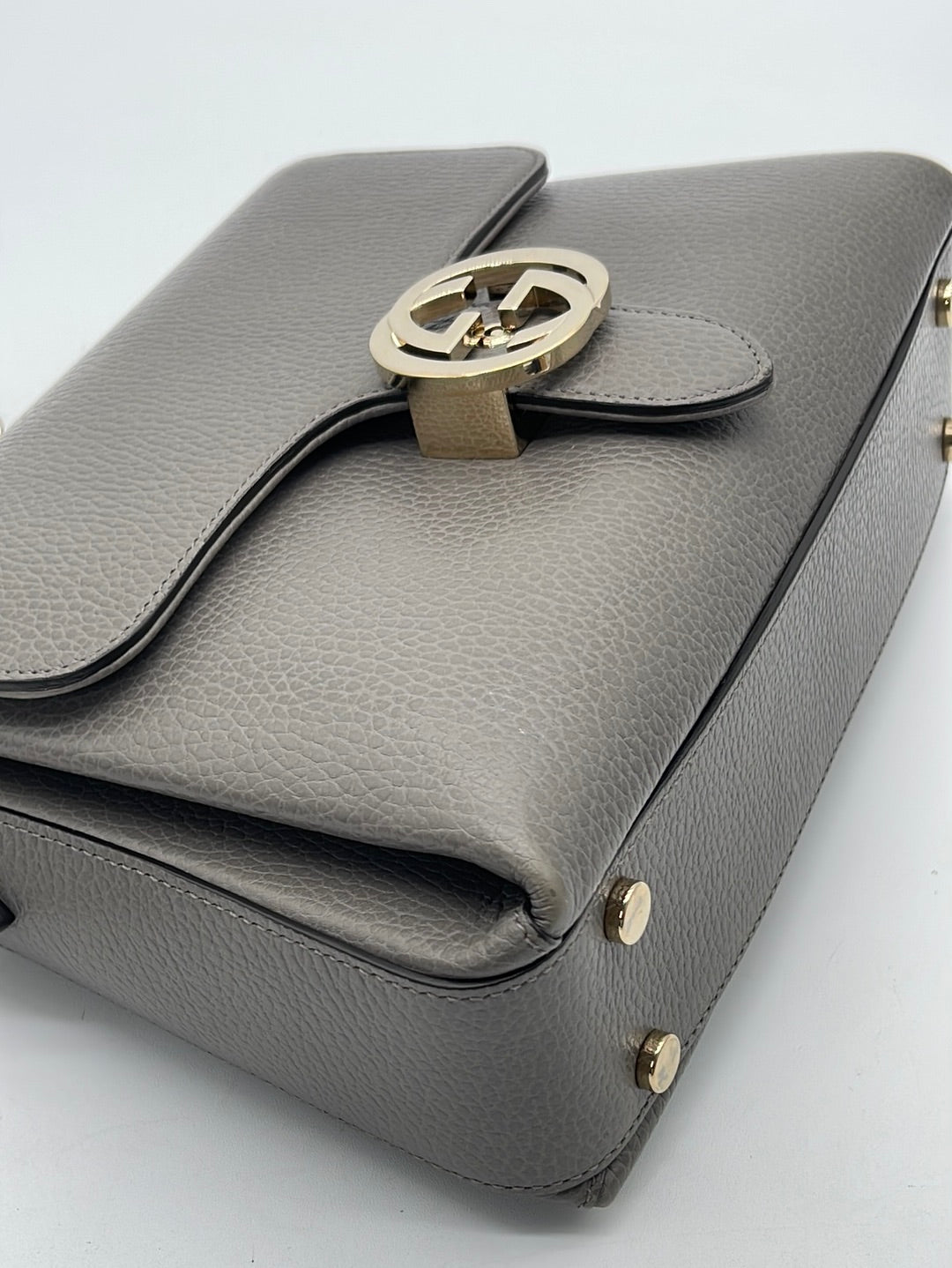 Gucci Interlocking Leather Shoulder Bag