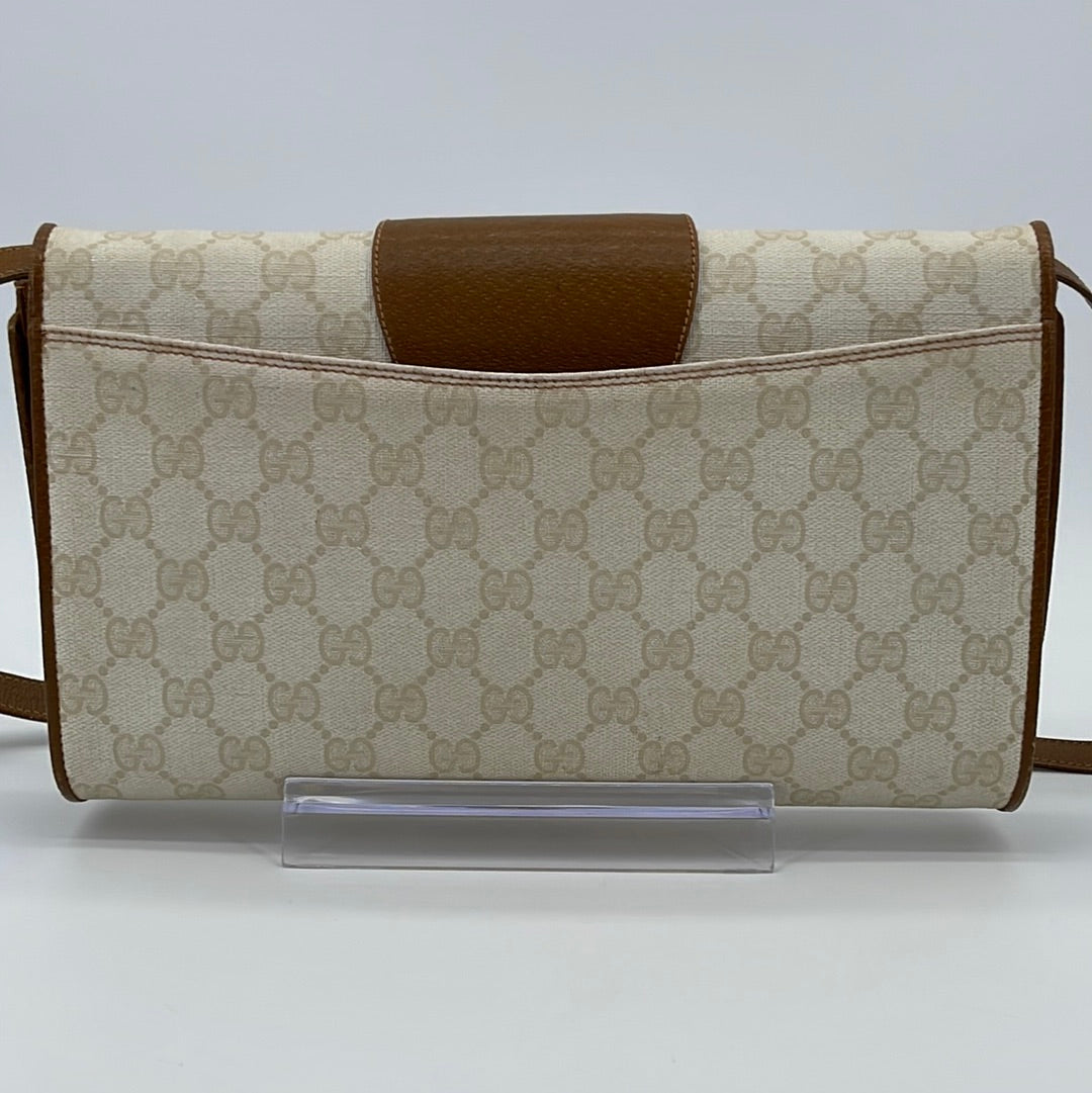 PRELOVED GUCCI GG Supreme Shoulder Crossbody Bag PVC Leather 114291-80 –  KimmieBBags LLC