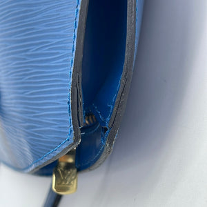 Preloved Louis Vuitton Saint Jacques GM Blue EPI Leather Shoulder Bag A20915 082323