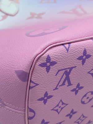 Louis Vuitton Limited Edition Sunrise Pastel Giant Monogram Neverfull MM  Bag - Yoogi's Closet