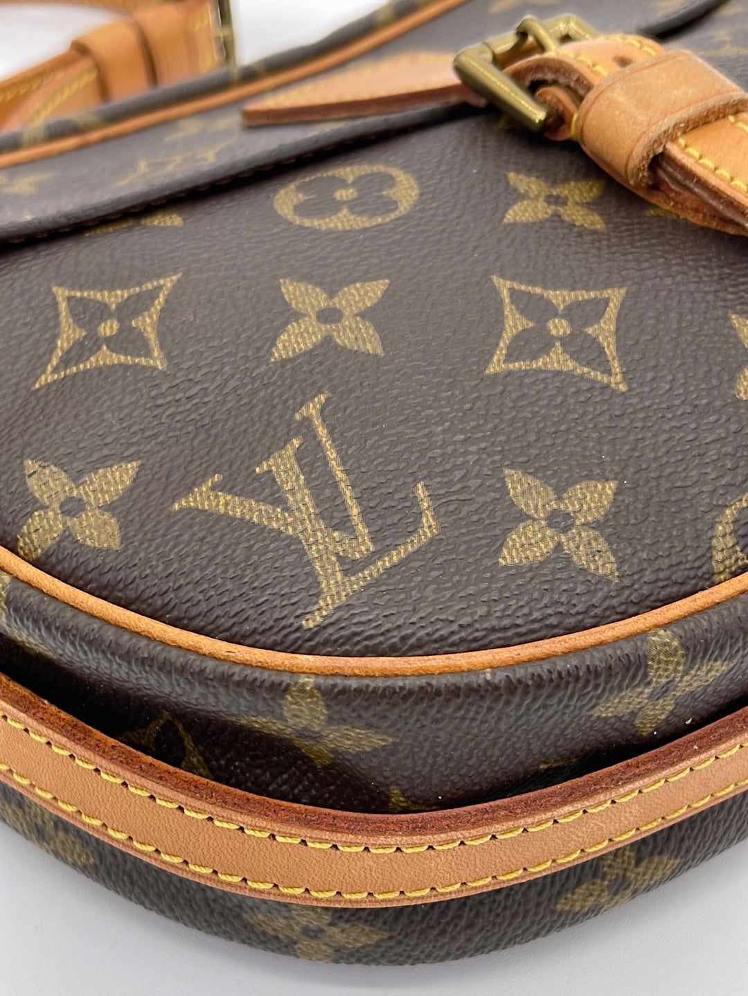 Louis Vuitton Chantilly PM Shoulder Bag Monogram Brown Half Moon