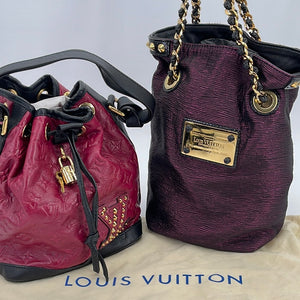  Louis Vuitton, Womens Pre-Loved Purple Monogram Canvas