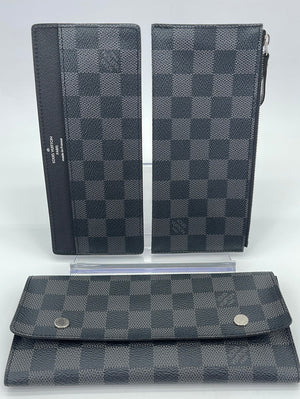 LOUIS VUITTON Damier Graphite Compact Modulable Wallet 540916