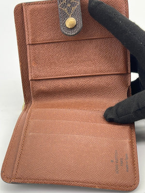 Louis Vuitton, Bags, Authentic Louis Vuitton Monogram Compact Bifold Zipper  Wallet