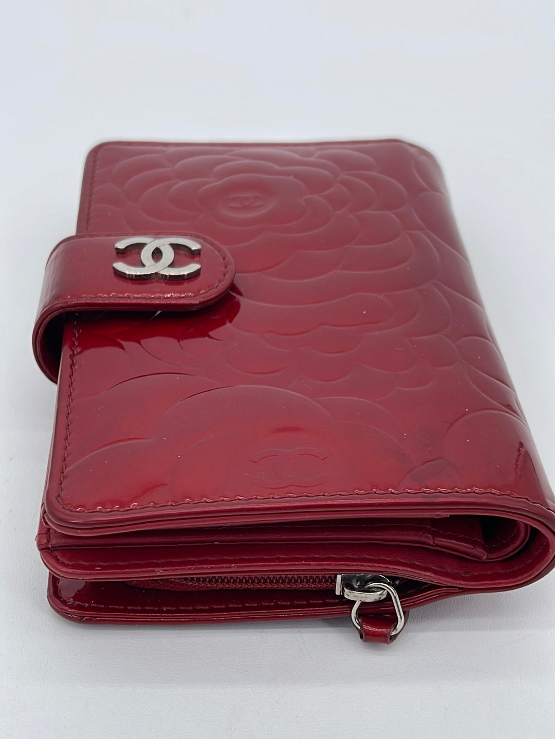 Ambassador Leather Goods - Red CAPRICE French Purse Secretary