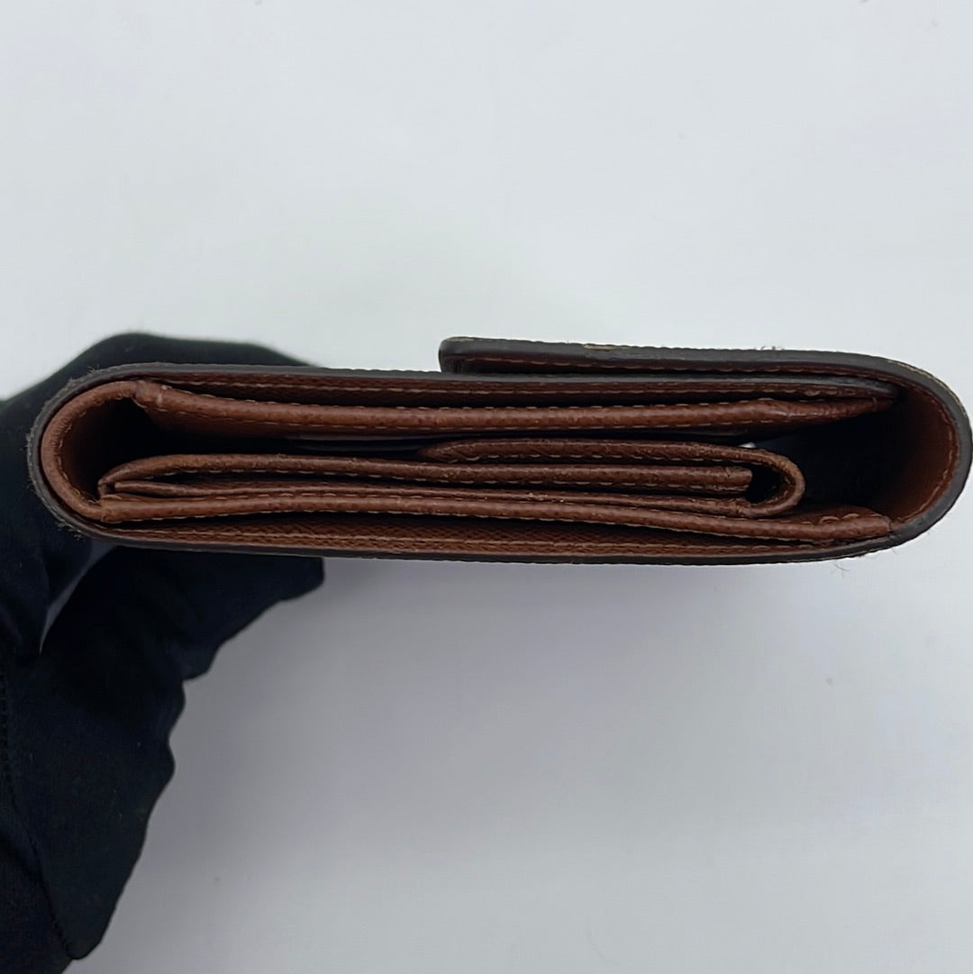 Authentic Louis Vuitton Monogram Long Tri-fold Passport Wallet