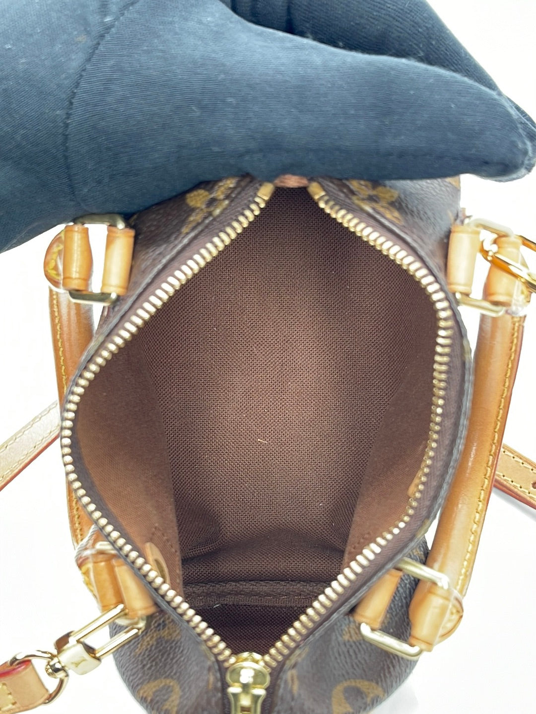 Preloved Louis Vuitton Monogram Speedy Bandolier Nano Crossbody Bag TY –  KimmieBBags LLC