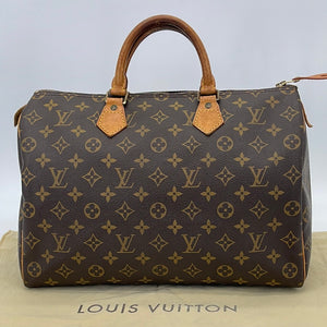 Louis Vuitton Vintage Monogram Canvas Speedy 35 Bag 