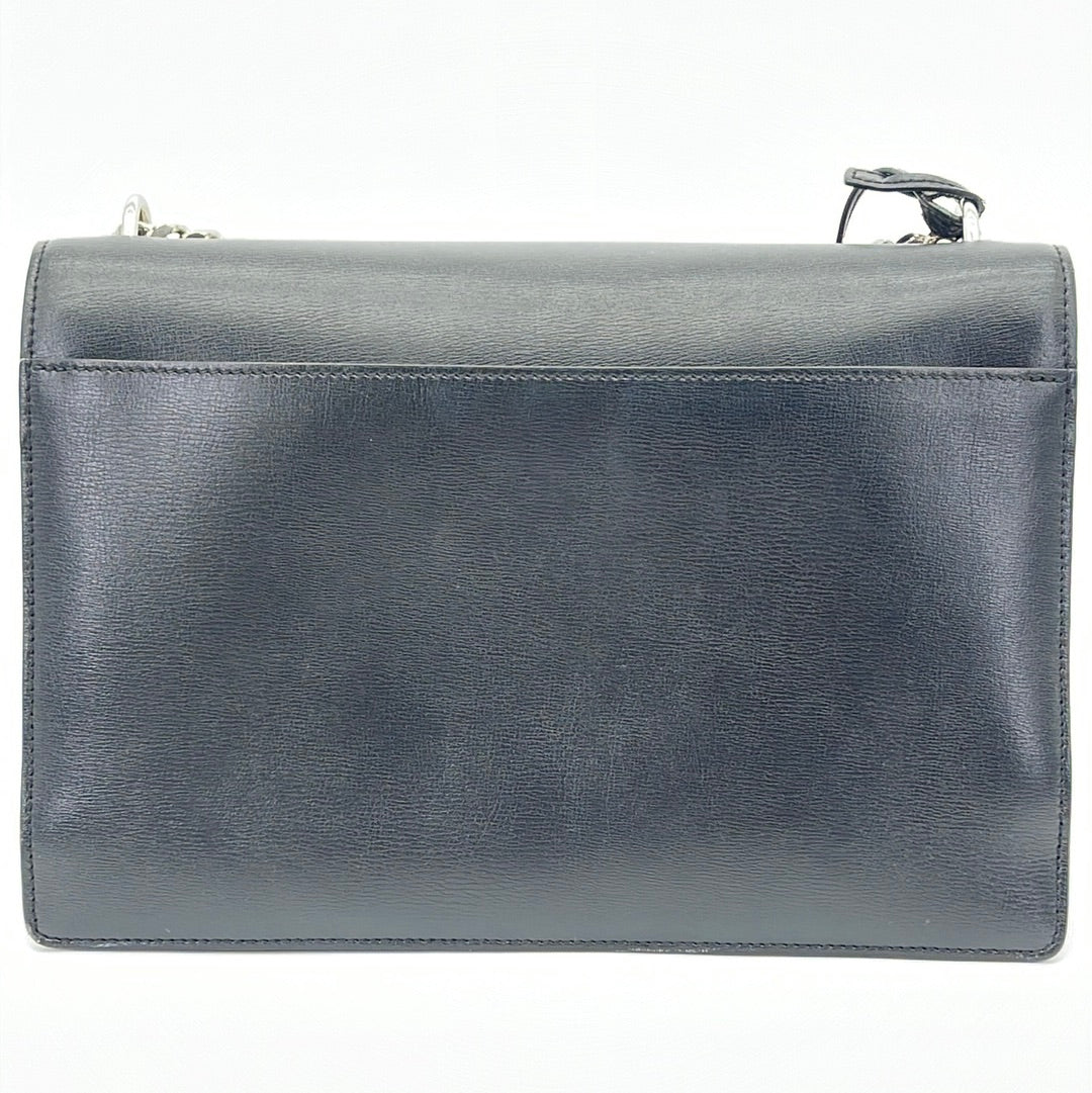 Sunset leather crossbody bag Saint Laurent Black in Leather - 35868827