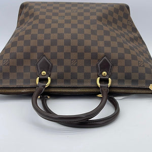 Louis Vuitton Vintage - Damier Ebene Saleya PM Bag - Brown