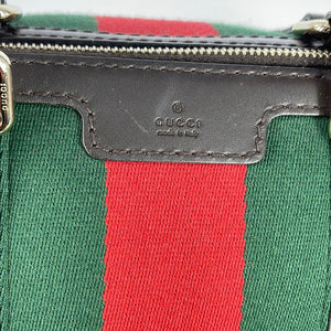 Vintage Gucci Handbag Boston Bag Shoulder Bag GG – Timeless Vintage Company