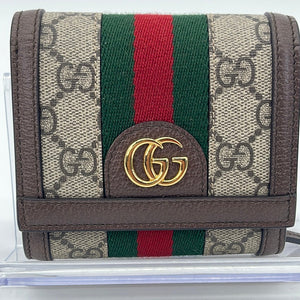 Vintage Gucci Plus Ophidia Supreme Checkbook Wallet GG Logo 