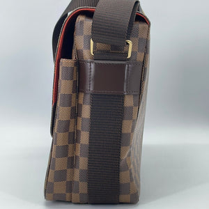 Used Louis Vuitton Jake Messenger Mm Damier Ebene Brw/Pvc/Brw Bag
