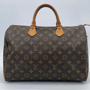 Louis Vuitton Speedy 35 Monogram Canvas Top Handle Bag on SALE