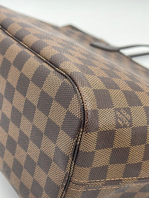 Vintage Louis Vuitton Damier Ebene Brown Neverfull Canvas and Leather, Backroom Clothing