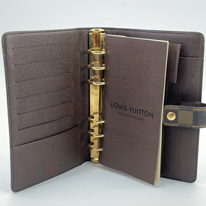 Vintage Louis Vuitton Damier Ebene Agenda MM Day Planner Cover SP0095 –  KimmieBBags LLC