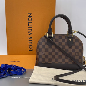 Preloved Louis Vuitton Yellow Vernis Alma Bb Handbag FL1164 072423 Off Flash - No Additional Discounts
