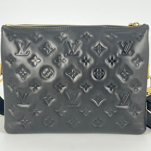 NEW Louis Vuitton Coussin PM Black & White Monogram leather