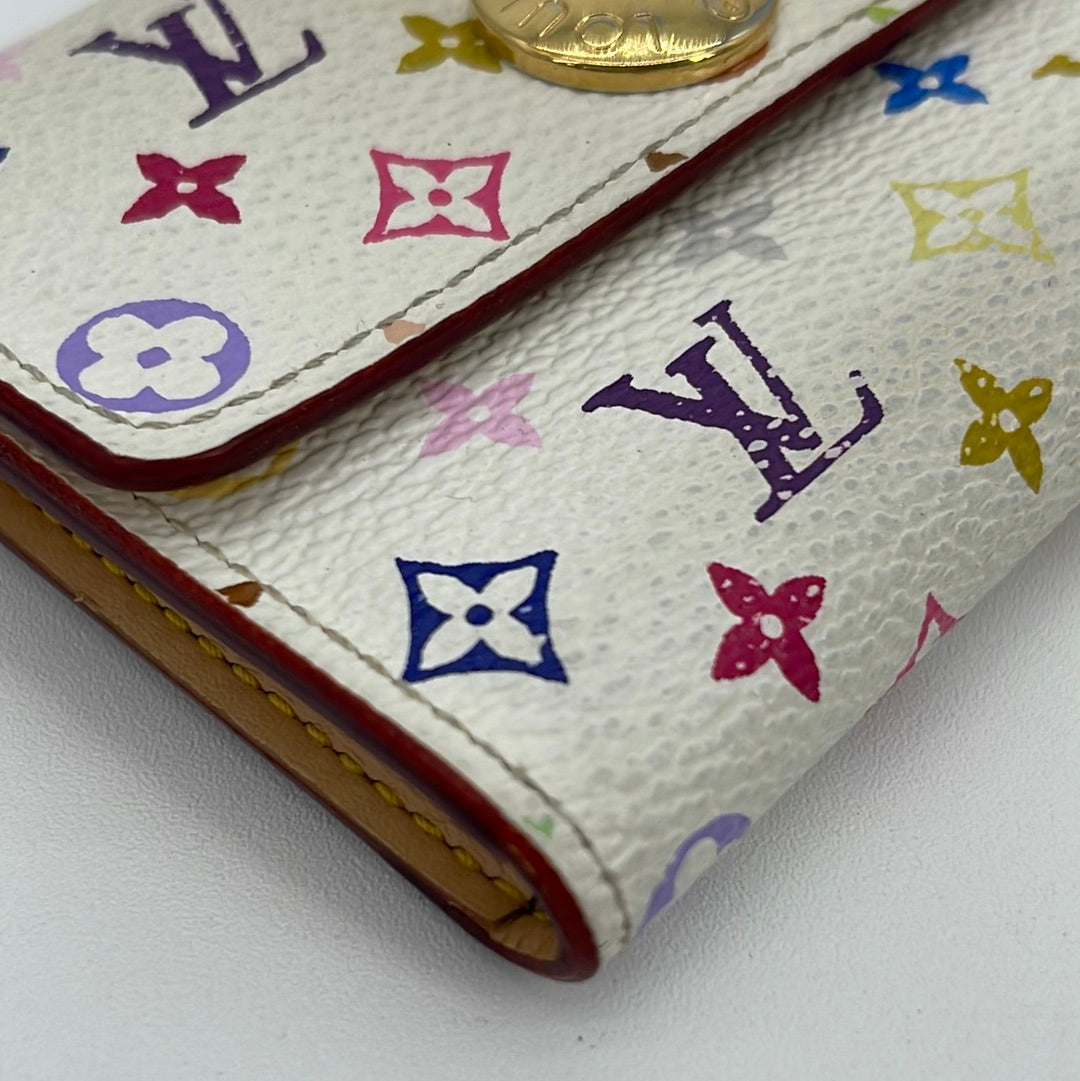 Cloth card wallet Louis Vuitton Multicolour in Cloth - 18603861