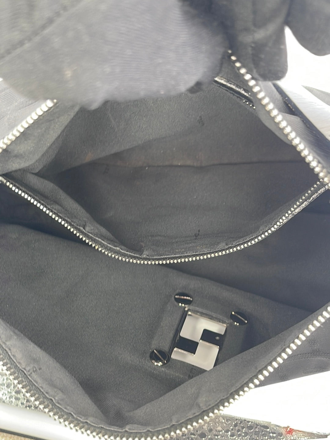 Black Fendi Nylon Shoulder Bag – Designer Revival