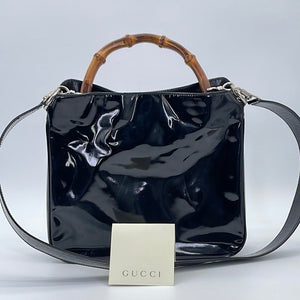 Preloved Gucci GG Black Canvas Tote 189669002122 080223