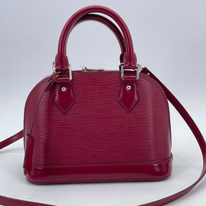 Alma BB bag in red epi leather Louis Vuitton - Second Hand / Used