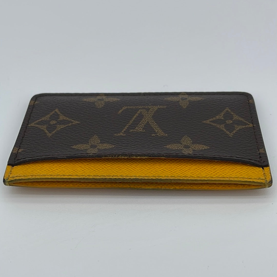 PRELOVED Louis Vuitton Monogram Canvas Card Case CA4106 012223