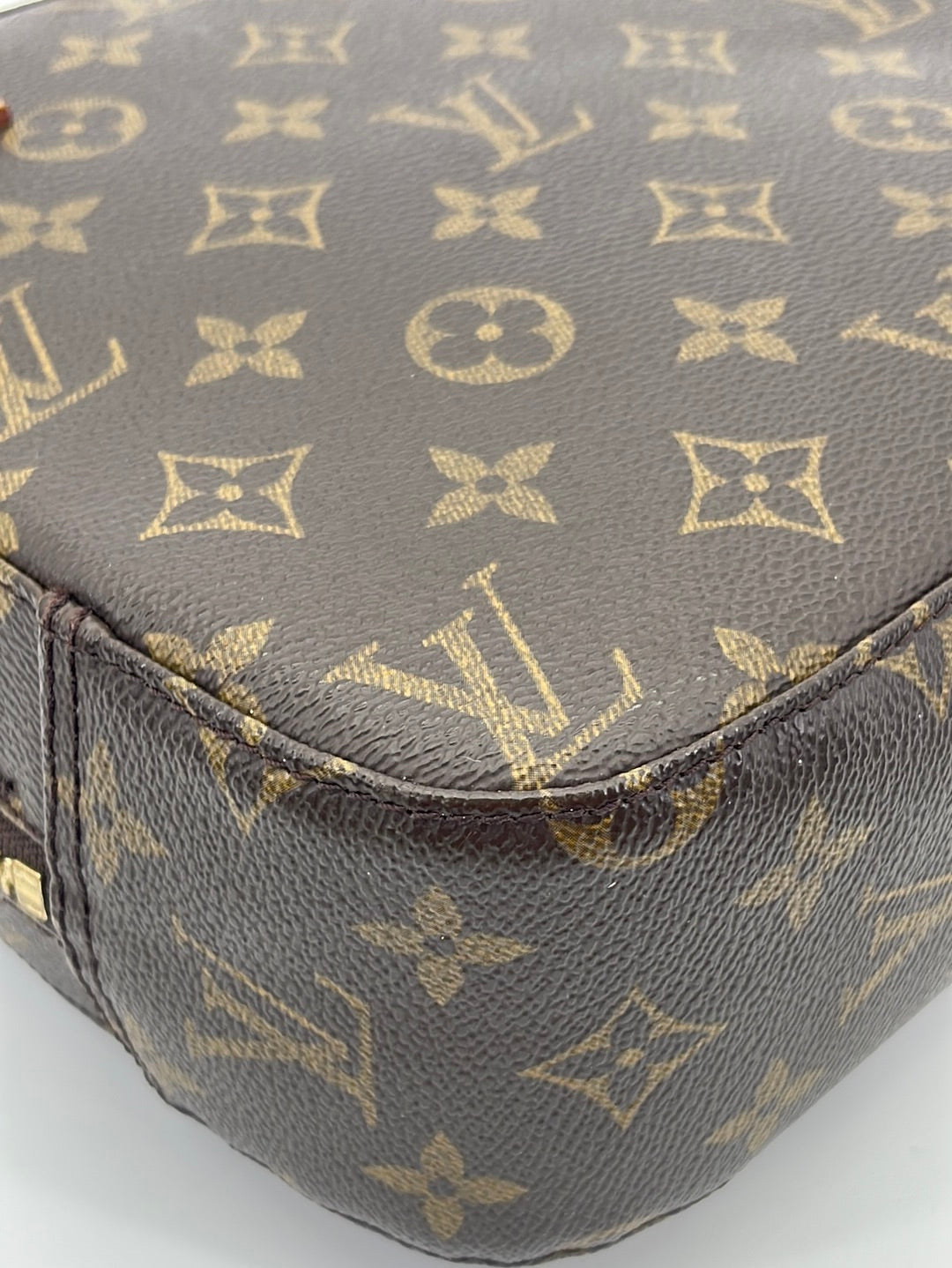 Authenticated Used Louis Vuitton Monogram Spontini M47500 2WAY Handbag 0191  LOUIS VUITTON 