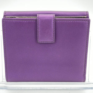 Ferragamo Classic Leather Bifold Wallet in Purple for Men