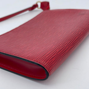 Preloved Louis Vuitton Red Epi Leather Pochette Accessories Bag AR1011 –  KimmieBBags LLC