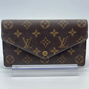 LOUIS VUITTON Monogram Jeanne Fuchsia Wallet W/2 LV Inserts preowned Brown  Leather ref.673887 - Joli Closet
