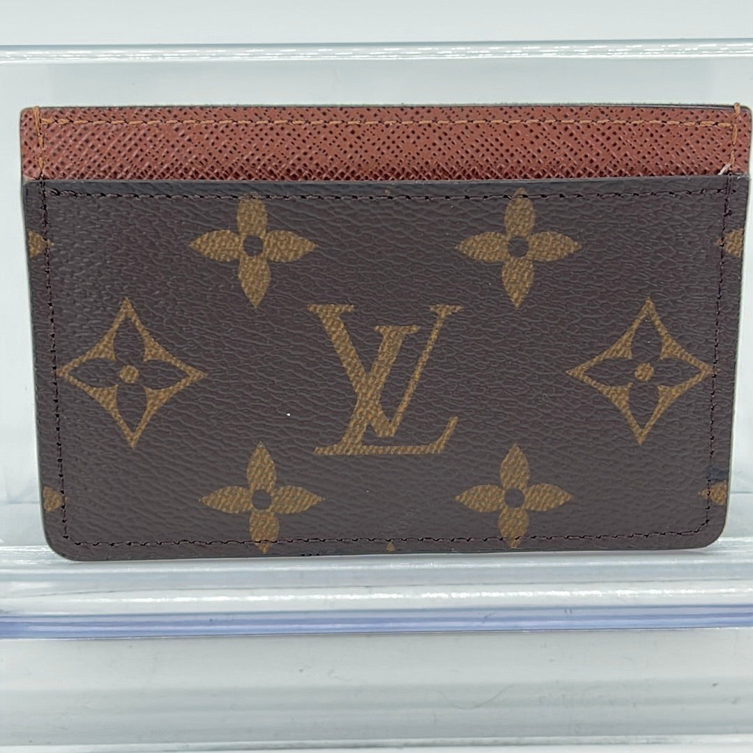 PRELOVED Louis Vuitton Monogram Canvas Card Case CA5119 060923